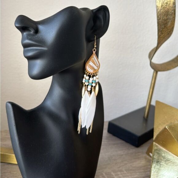 Bohemian dropāearringsāA356 - Picture 2 of 4